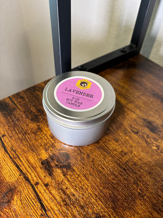 Lavender Scented Soy Wax Candle