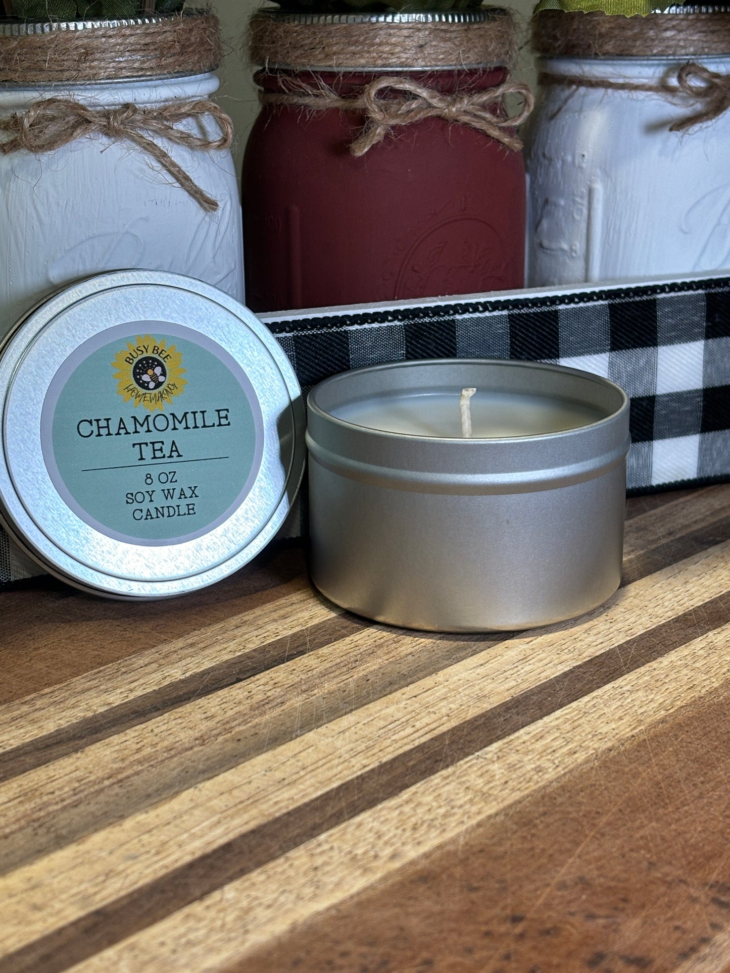 Chamomile Tea Scented Soy Wax Candle